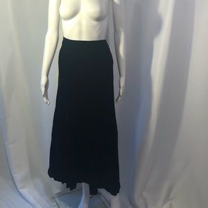 NWT J Jill long crushed velvet skirt